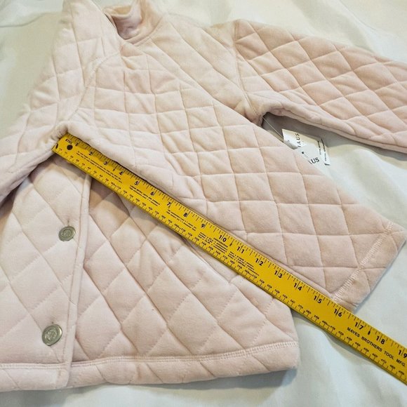 CHAUS Women’s Jacket Size Small Ice Pink Soft Thick Quilt Coat - Picture 13 of 14